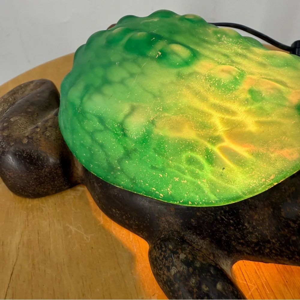 vintage electric frog accent lamp, often referred to as a 